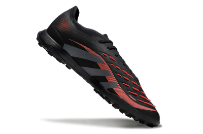 Adidas Predator 25 Elite TF Low-Tops Soccer Shoes - Black/Grey/Red