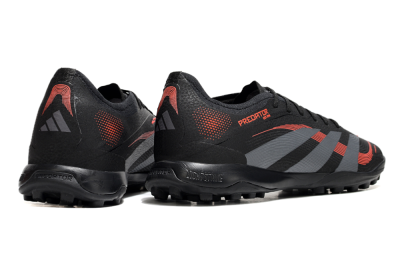 Adidas Predator 25 Elite TF Low-Tops Soccer Shoes - Black/Grey/Red