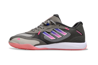 Adidas Fevernova IC Low-Tops Soccer Shoes - Grey/Purple/Pink
