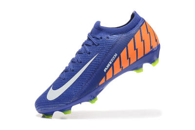 Nike Air Zoom Mercurial Vapor 16 Elite FG Low-Tops Soccer Cleats - Blue/White/Orange
