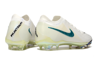 Nike Phantom GX Elite FG Low-Tops Soccer Cleats - Beige/Blue/Black