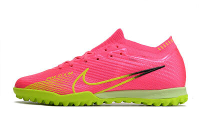Nike Air Zoom Mercurial Vapor 15 Elite TF Low-Tops Soccer Shoes - Pink/Yellow/Black