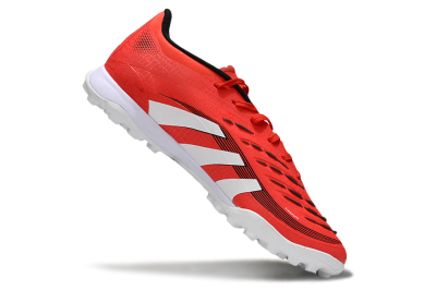 Adidas Predator 24 Elite TF Low-Tops Soccer Shoes - Red/White/Black
