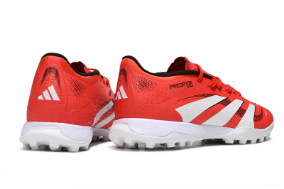 Adidas Predator 24 Elite TF Low-Tops Soccer Shoes - Red/White/Black