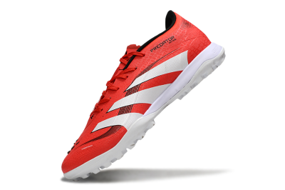 Adidas Predator 24 Elite TF Low-Tops Soccer Shoes - Red/White/Black