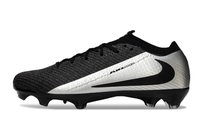 Nike Air Zoom Mercurial Vapor 16 Elite FG Low-Tops Soccer Cleats - Black/Silver