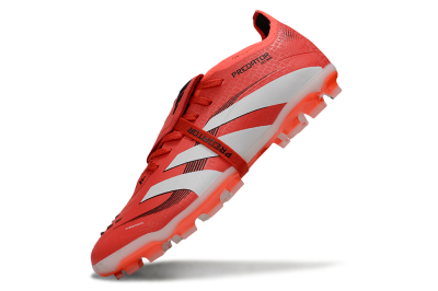 Adidas Predator Elite Foldover Tongue TF Low-Tops Soccer Shoes - Red/White/Black