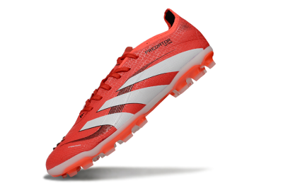 Adidas Predator 25 Elite TF Low-Tops Soccer Shoes - Red/White/Black
