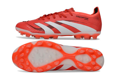 Adidas Predator 25 Elite TF Low-Tops Soccer Shoes - Red/White/Black