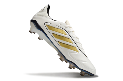 Adidas Copa Pure 3 Elite FG Low-Tops Soccer Cleats - White/Gold/Black