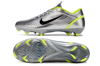 Nike Mercurial Vapor 1 FG Low-Tops Soccer Cleats - Silver/Black/Yellow