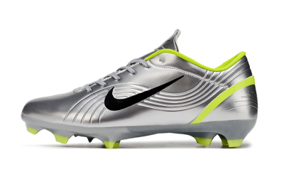 Nike Mercurial Vapor 1 FG Low-Tops Soccer Cleats - Silver/Black/Yellow