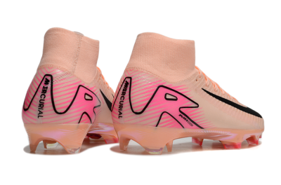 Nike Air Zoom Mercurial Superfly 10 Elite FG High-Tops Soccer Cleats - Pink/Black