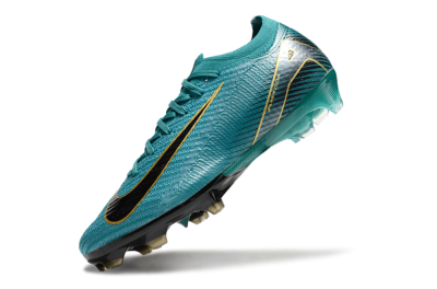 Nike Air Zoom Mercurial Vapor 16 Elite FG Low-Tops Soccer Cleats - Green/Gold/Black