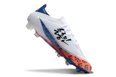Adidas F50 Elite FG Low-Tops Soccer Cleats - White/Red/Blue