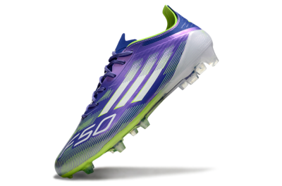 Adidas F50 Elite FG Low-Tops Soccer Cleats - Purple/Yellow/White