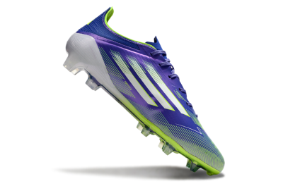 Adidas F50 Elite FG Low-Tops Soccer Cleats - Purple/Yellow/White