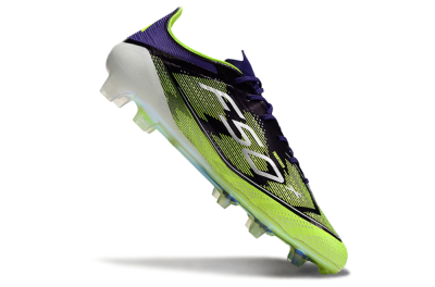 Adidas F50 Elite FG Low-Tops Soccer Cleats - Purple/Yellow/White