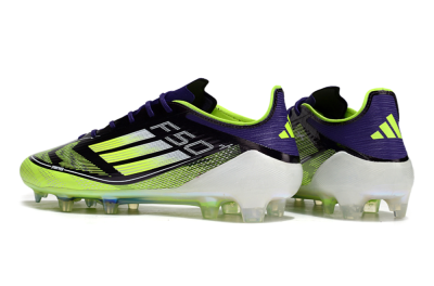Adidas F50 Elite FG Low-Tops Soccer Cleats - Purple/Yellow/White