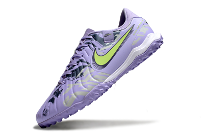 Nike Tiempo Legend 10 Academy TF Low-Tops Soccer Shoes - Purple/Yellow/White