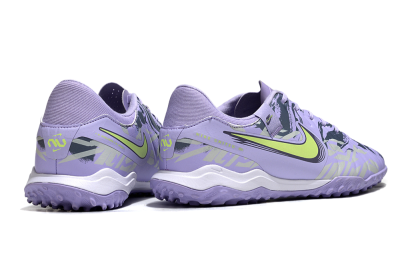 Nike Tiempo Legend 10 Academy TF Low-Tops Soccer Shoes - Purple/Yellow/White