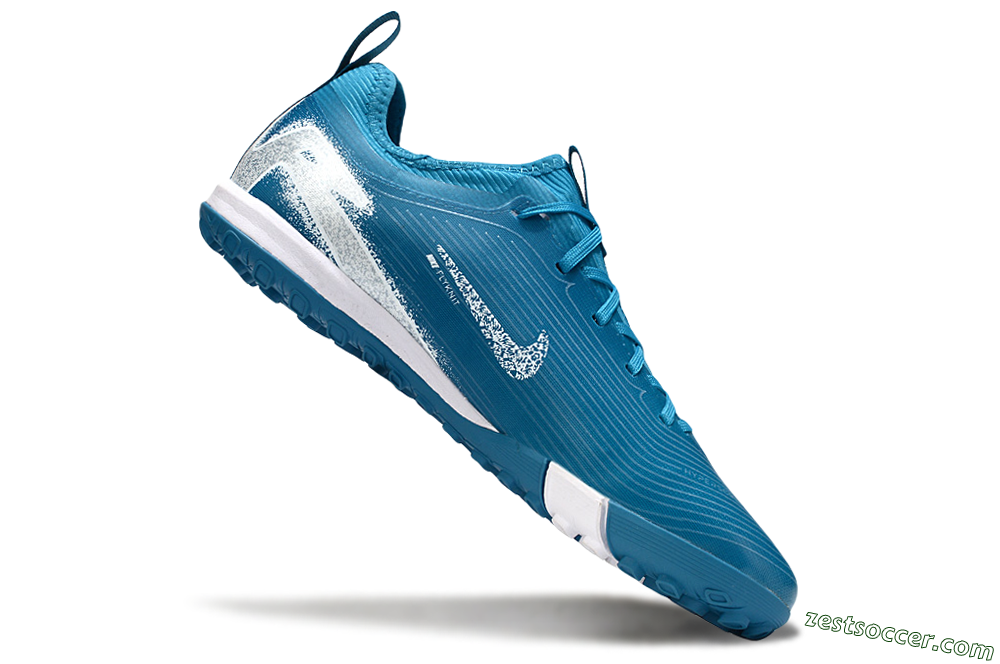 Nike Air Zoom Mercurial Vapor 16 Pro TF Low-Tops Soccer Shoes - Blue/White 5