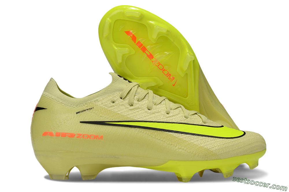 Nike Air Zoom Mercurial Vapor 16 Elite FG Low-Tops Soccer Cleats - Brown/Yellow/Black 0