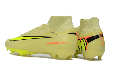 Nike Air Zoom Mercurial Superfly 10 Elite FG High-Tops Soccer Cleats - Brown/Yellow/Black