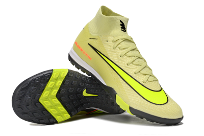 Nike Air Zoom Mercurial Superfly 10 Elite TF High-Tops Soccer Shoes - Brown/Yellow/Black