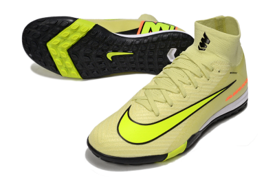 Nike Air Zoom Mercurial Superfly 10 Elite TF High-Tops Soccer Shoes - Brown/Yellow/Black