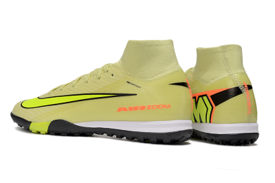 Nike Air Zoom Mercurial Superfly 10 Elite TF High-Tops Soccer Shoes - Brown/Yellow/Black