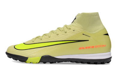 Nike Air Zoom Mercurial Superfly 10 Elite TF High-Tops Soccer Shoes - Brown/Yellow/Black