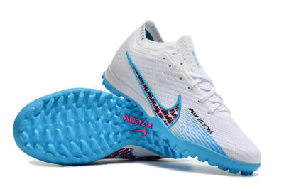 Nike Air Zoom Mercurial Vapor 16 Elite TF Low-Tops Soccer Shoes - White/Red/Blue