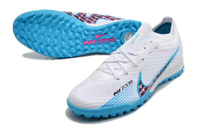 Nike Air Zoom Mercurial Vapor 16 Elite TF Low-Tops Soccer Shoes - White/Red/Blue
