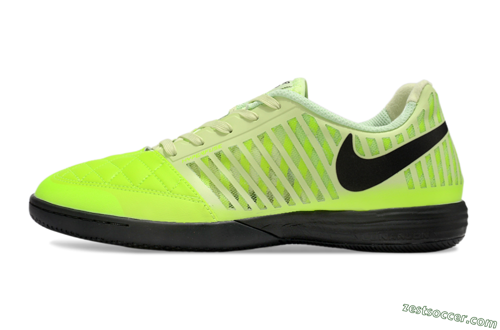 Nike Lunar Gato 2 IC Low-Tops Soccer Shoes - Yellow/Black 2