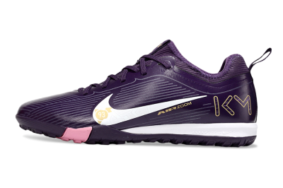 Nike Air Zoom Mercurial Vapor 16 Pro TF Low-Tops Soccer Shoes - Purple/White/Gold