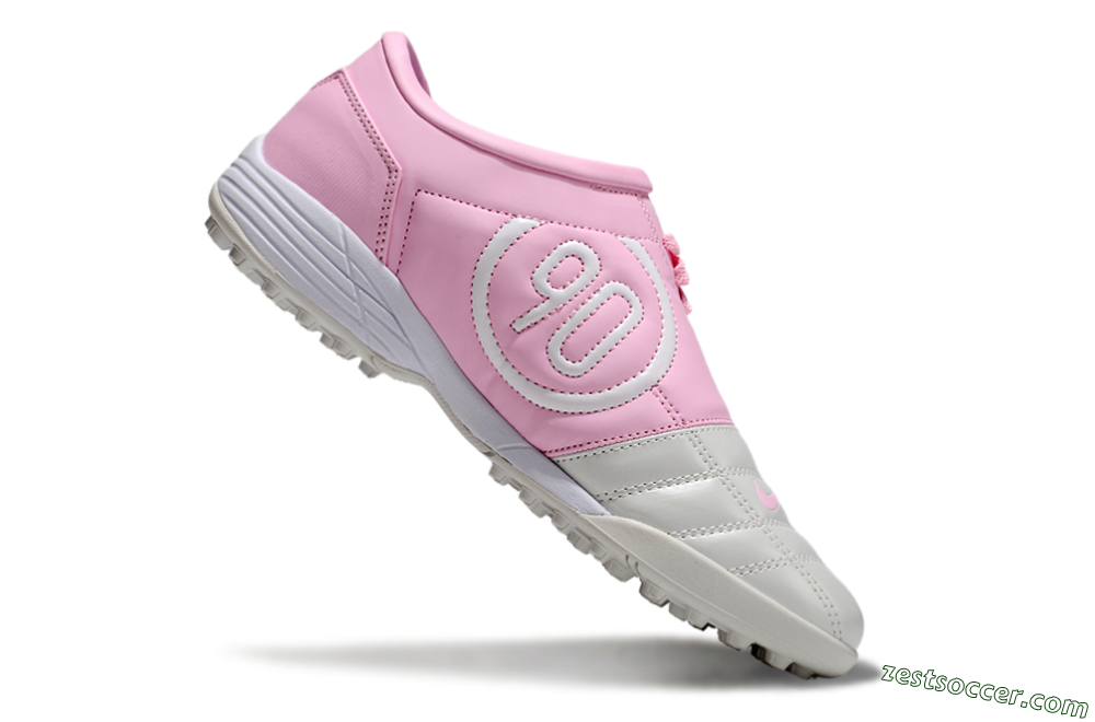 Nike Total 90 II TF Low-Tops Soccer Shoes - Beige/Pink/White 4