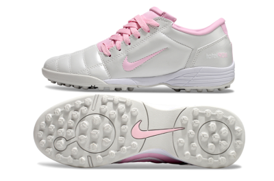 Nike Total 90 II TF Low-Tops Soccer Shoes - Beige/Pink/White