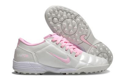 Nike Total 90 II TF Low-Tops Soccer Shoes - Beige/Pink/White