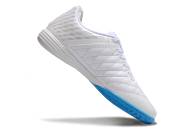Nike Lunar Gato 2 IC Low-Tops Soccer Shoes - White/Blue