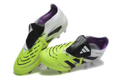 Adidas Predator 25 Elite Foldover Tongue FG Low-Tops Soccer Cleats - Yellow/Black