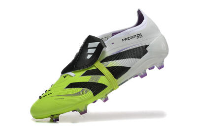 Adidas Predator 25 Elite Foldover Tongue FG Low-Tops Soccer Cleats - Yellow/Black