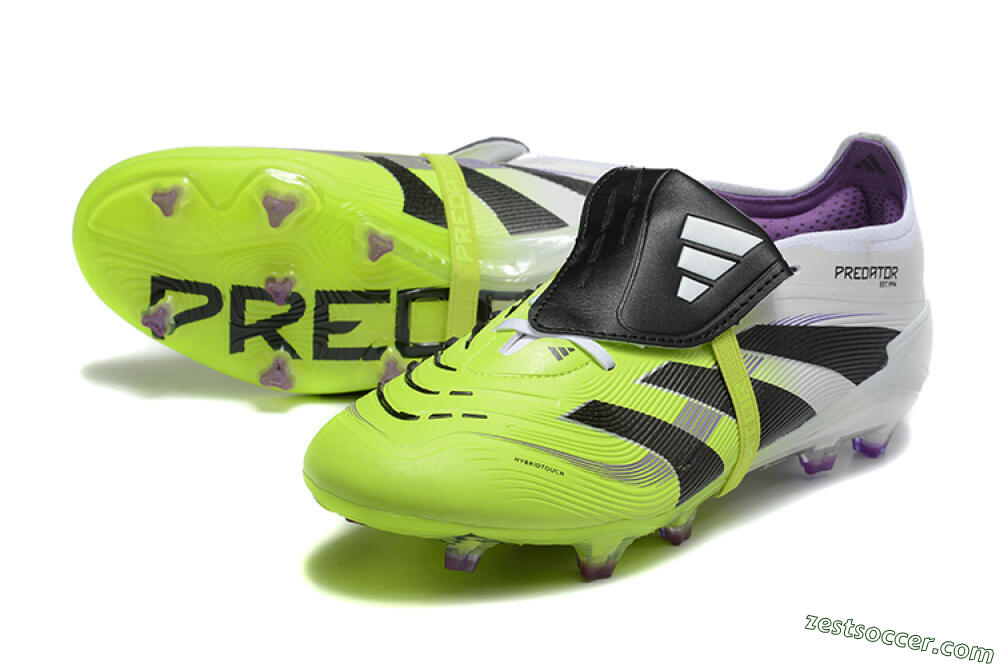 Adidas Predator 25 Elite Foldover Tongue FG Low-Tops Soccer Cleats - Yellow/Black 3