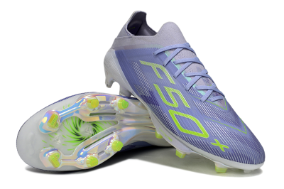Adidas F50+ Elite Lightstrike Pro FG Low-Tops Soccer Cleats - Blue/Yellow