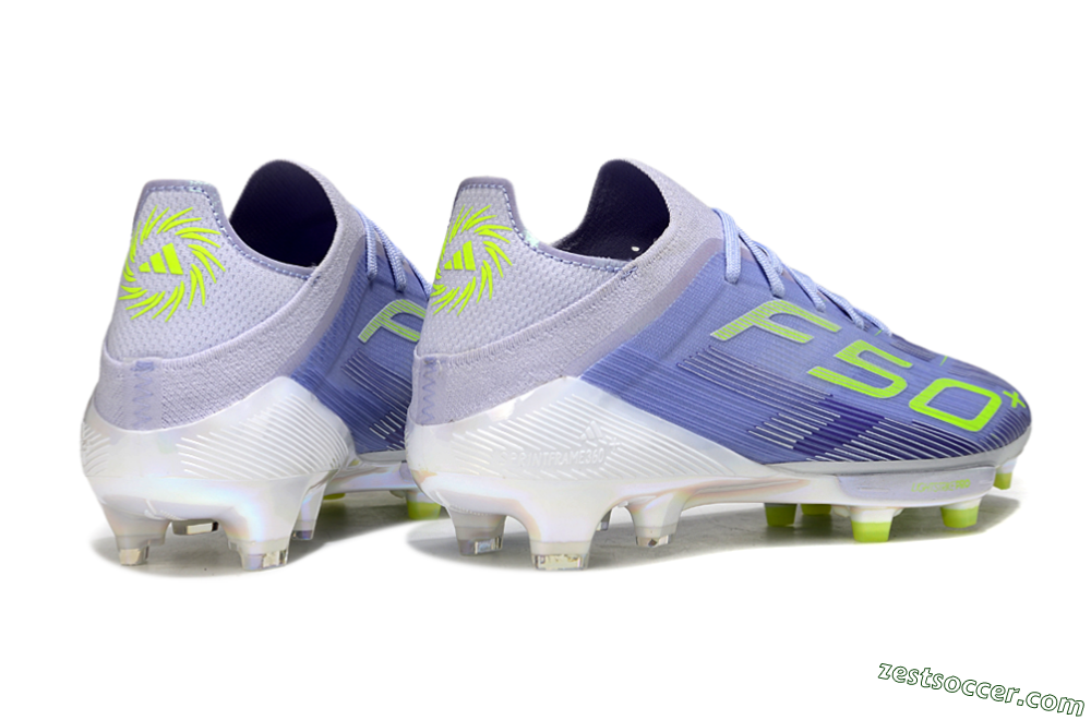 Adidas F50+ Elite Lightstrike Pro FG Low-Tops Soccer Cleats - Blue/Yellow 6