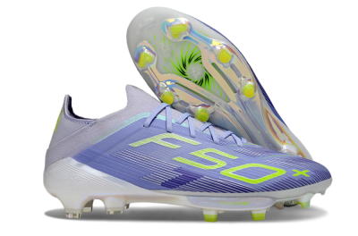 Adidas F50+ Elite Lightstrike Pro FG Low-Tops Soccer Cleats - Blue/Yellow