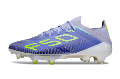 Adidas F50+ Elite Lightstrike Pro FG Low-Tops Soccer Cleats - Blue/Yellow