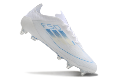 Adidas F50 Elite SG Low-Tops Soccer Cleats - White/Blue