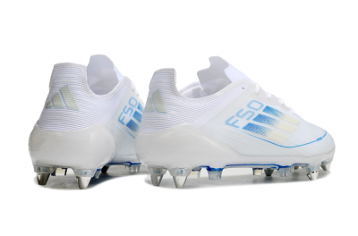 Adidas F50 Elite SG Low-Tops Soccer Cleats - White/Blue