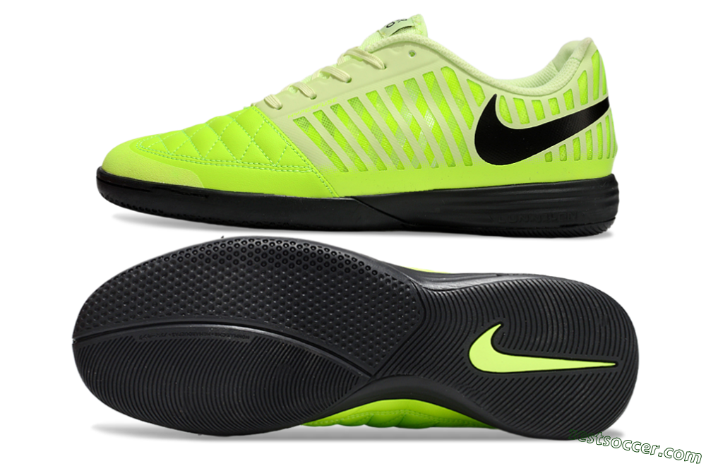 Nike Lunar Gato 2 IC Low-Tops Soccer Shoes - Yellow/Black 1